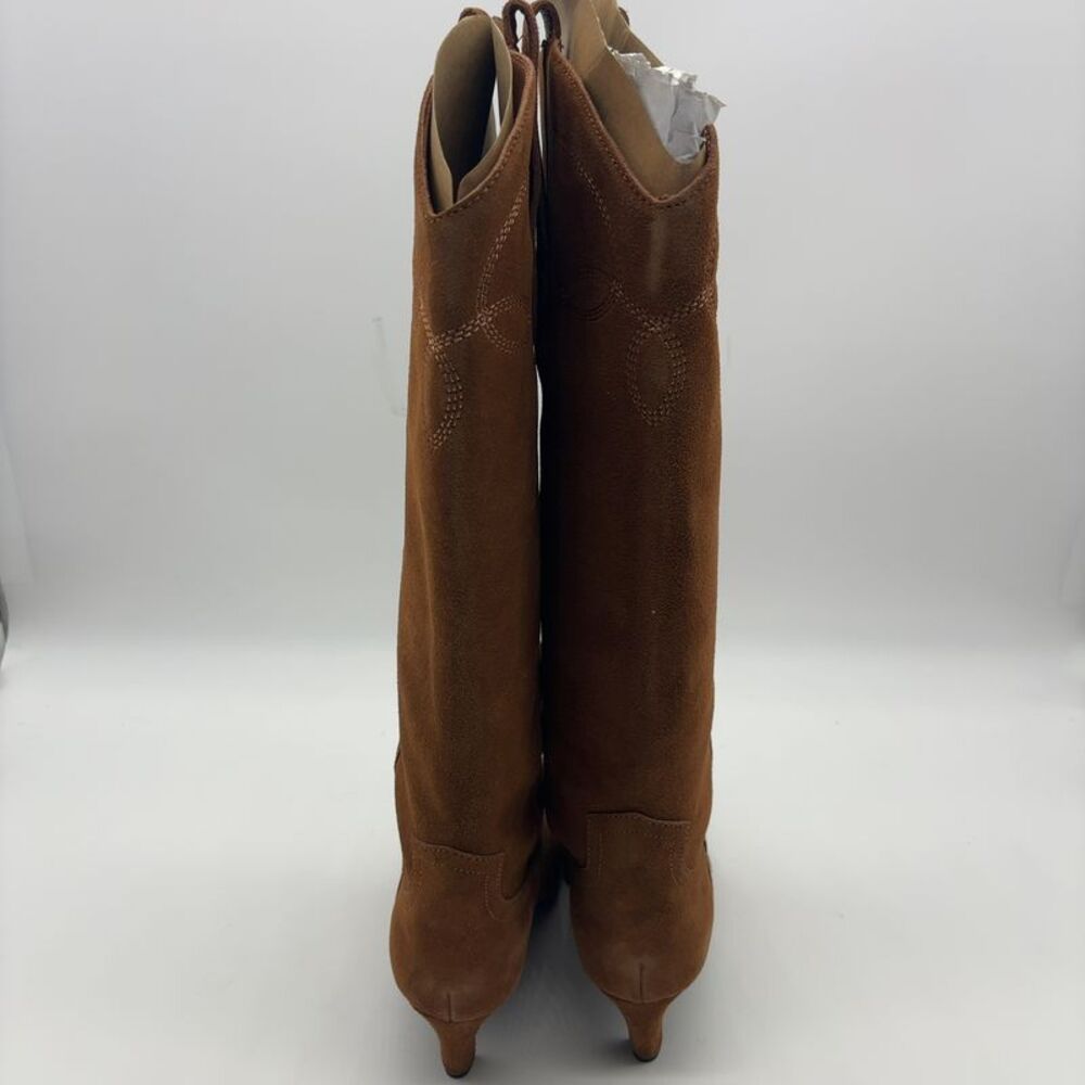Black Suede Studio Tall Suede Boots - Picture 4 of 6
